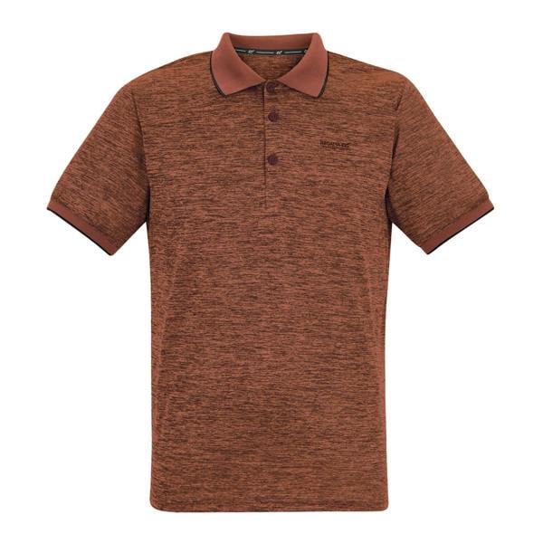 Regatta Mens Remex II Jersey Polo Shirt - Brick - 