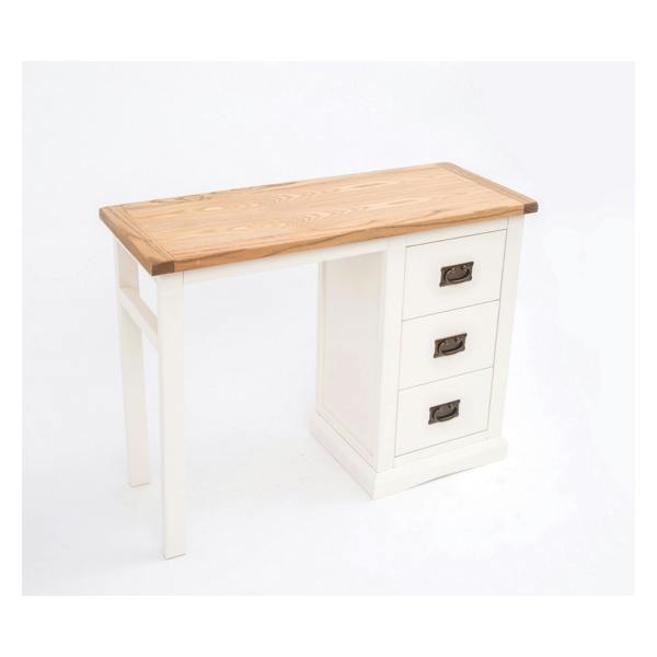 Cabinet Bits Cosenza 3 Drawer Desk - Dressing Table Brass Drop Handle