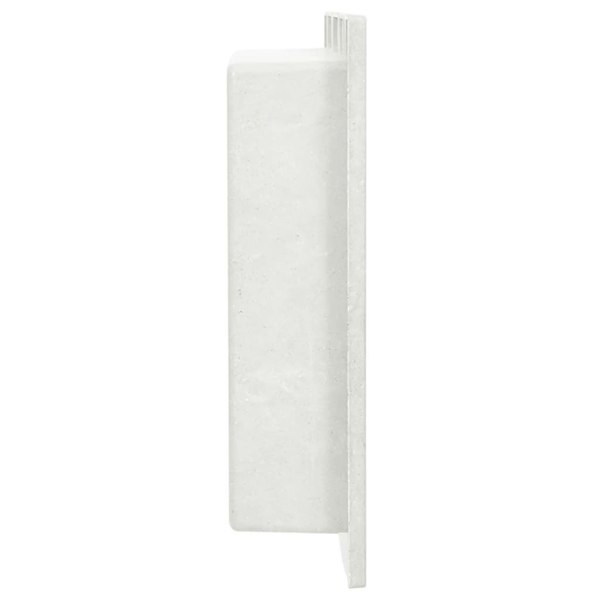 Berkfield Shower Niche Matt White 41x51x10 cm