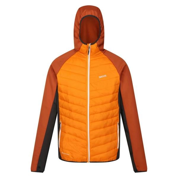 Regatta Mens Andreson VIII Hybrid Jacket - Orange Pepper/Burnt Copper - 