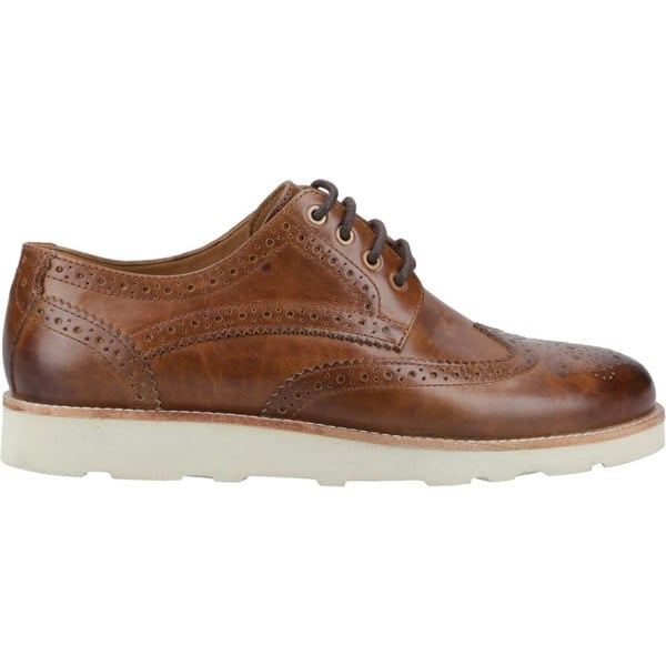 Hush Puppies Kendrick Leather Men's Tan Brogues Shoes