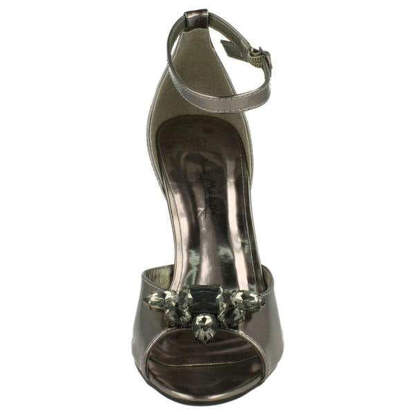 Anne Michelle Ladies Anne Michelle Heeled Jewelled Sandal
