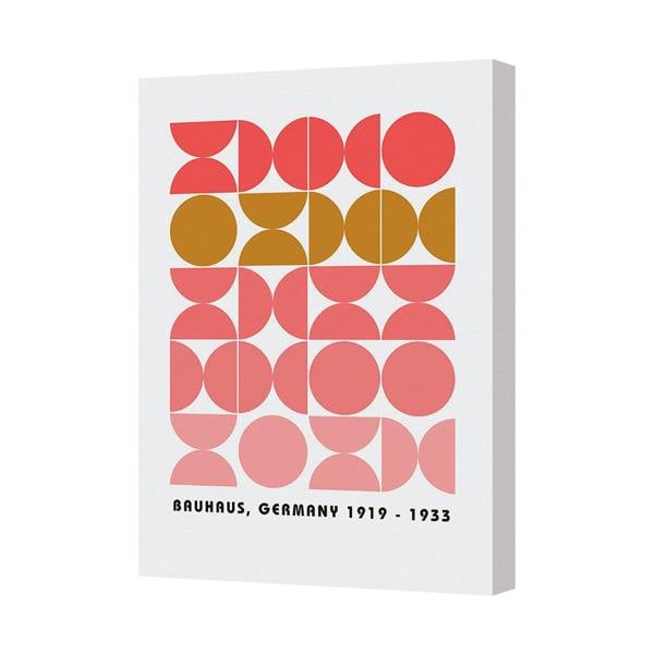 Benjamin Tate Design Bauhaus Geometry Canvas Print Geometric Abstract Art 1919 1933