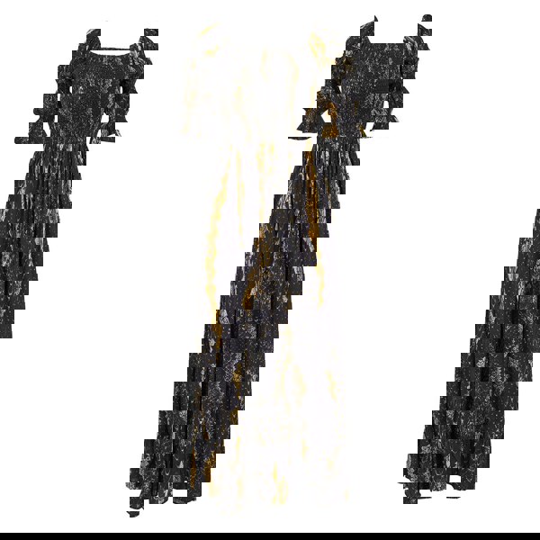 Valentina Black Python Dress