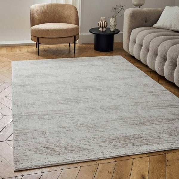 abstract rug, beige-cream colours, anti-allergic, and non-static properties