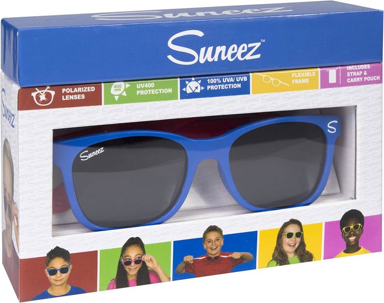 Suneez Kids Unbreakable UVA / UVB Blocking Sunglasses with Strap