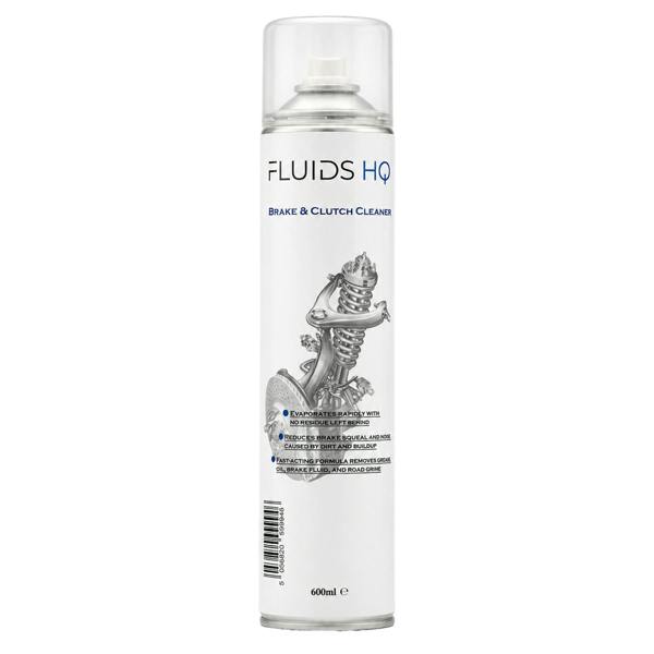 Fluids HQ Brake And Clutch Cleaner Aerosol Solvent Spray Parts Degreaser 600ml
