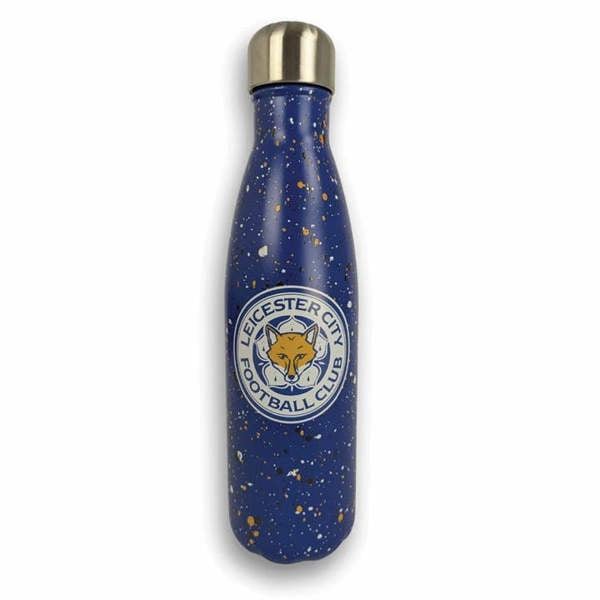 Leicester City FC Paint Splatter Water Bottle, Water Bottles, Sports, Gift