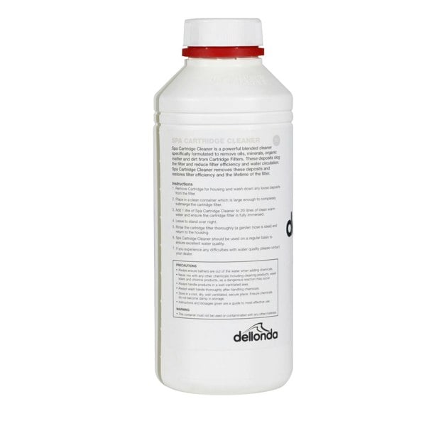 1L Swimming Pool Hot Tub & Spa Filter Cartridge Cleaner - Oil Degreaser Solution - LoopsDirect