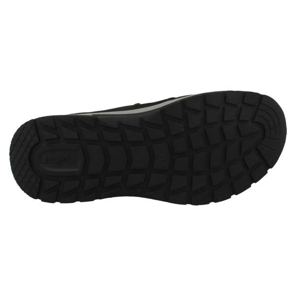 Rieker Mens Rieker Extra Wide Slip On Elasticated Lace Casual Suede Shoes 11050