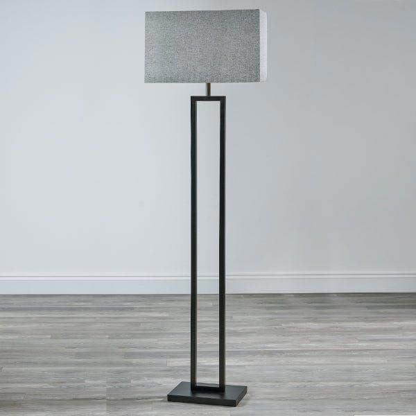 Pagazzi Lighting Walsten Black Floor Lamp