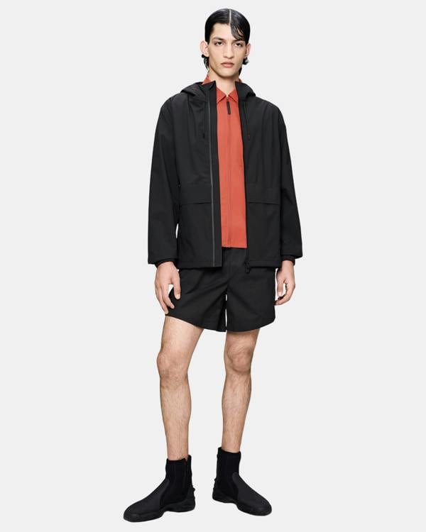 Rains Suva Hardshell Pocket Jacket - 01 Black