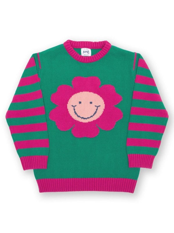 Kite Girls Organic Happy Flower Jumper