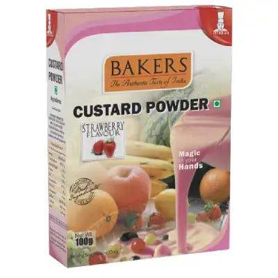 BAKERS CUSTARD POWDER STRAWBERRY 100g