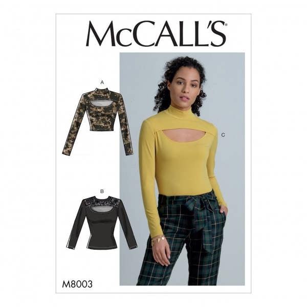 McCalls 8003 Paper Sewing Pattern – Women's Top, Easy