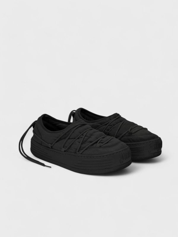 Palm Angels Snow Puffed Sneakers Black - Supplied FashionPalm Angels