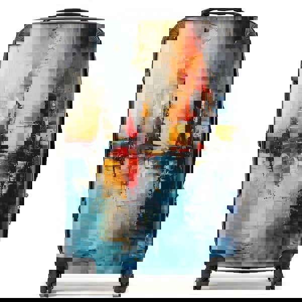 Warren Reed Reflective Splendour: City In Abstract Suitcase