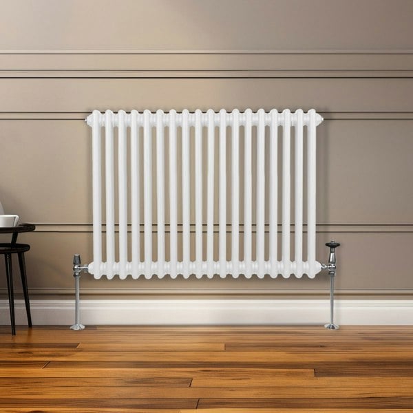 Monstershop Traditional 2 Column Radiator - 600 x 832mm - White