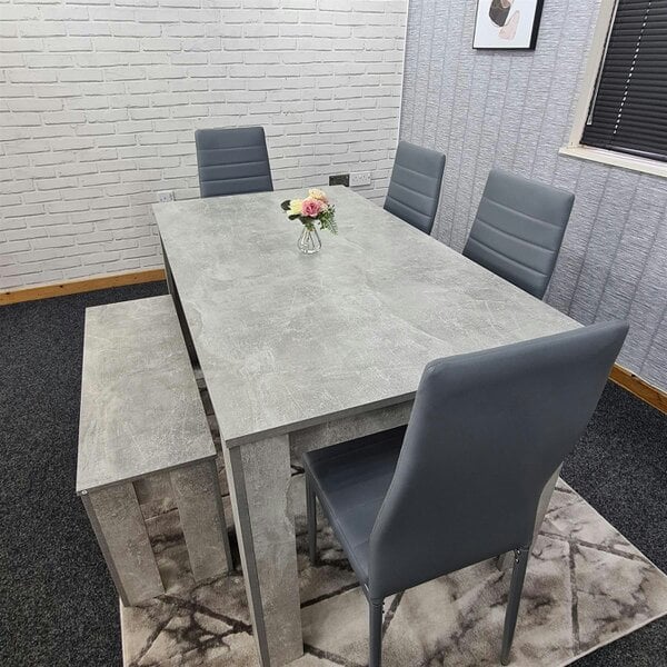Kosy Koala Dining Table Set with 4 Chairs Dining Room and Kitchen table set of 4, and Bench
