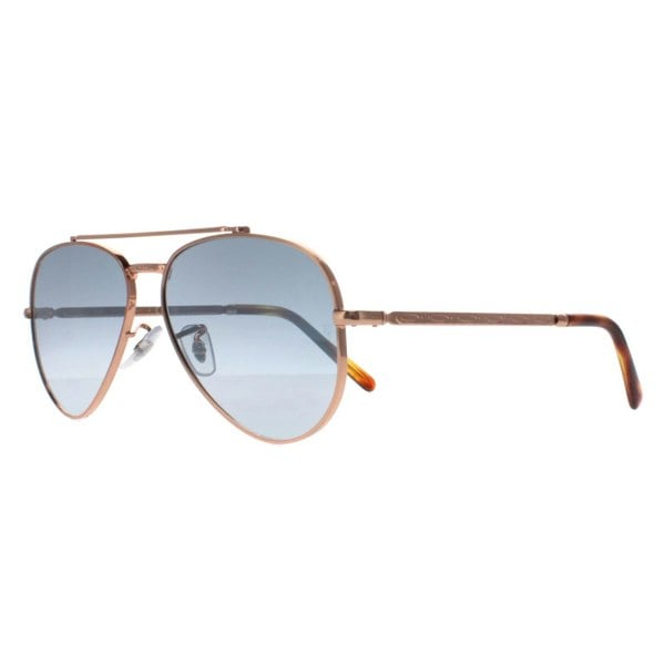 Ray-Ban Sunglasses RB3625 New Aviator 92023F Polished Rose Gold Blue Gradient