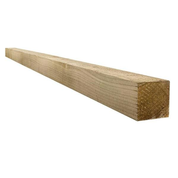 Snowdon Timber Treated 3x3" Fence Post (W) 75mm (H) 1.8m