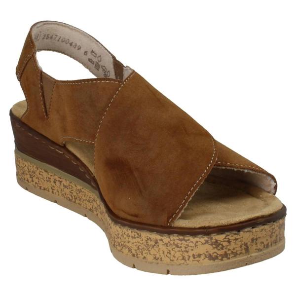 Rieker Ladies Rieker Wedge Sandals 63782