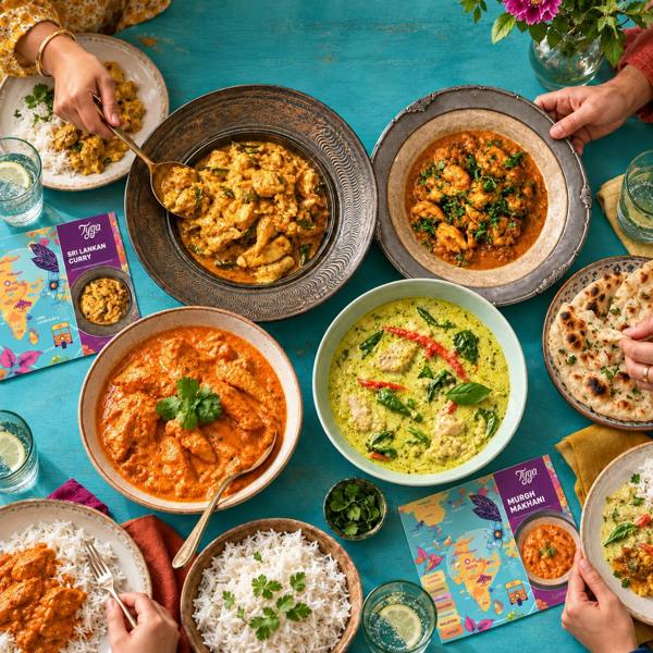 Tyga Foods Global Curries Recipe Kit Gift Set