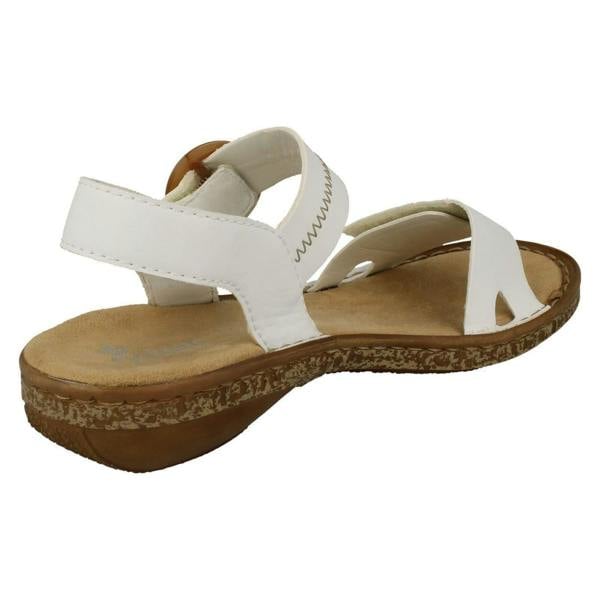 Rieker Ladies Rieker Buckle Detailed Strappy Sandals 628Z3