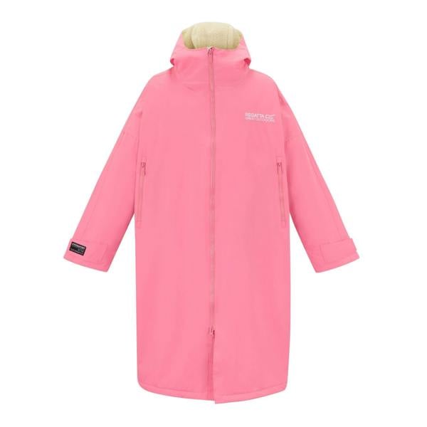 Regatta Unisex Adult Waterproof Fleece Lined Changing Robe - Pink Lemonade - 