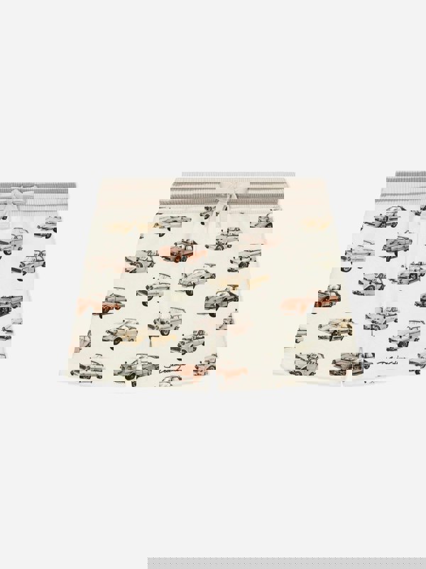 Dolce & Gabbana Kids Dolce & Gabbana Baby Boys Car Print Shorts in Ivory