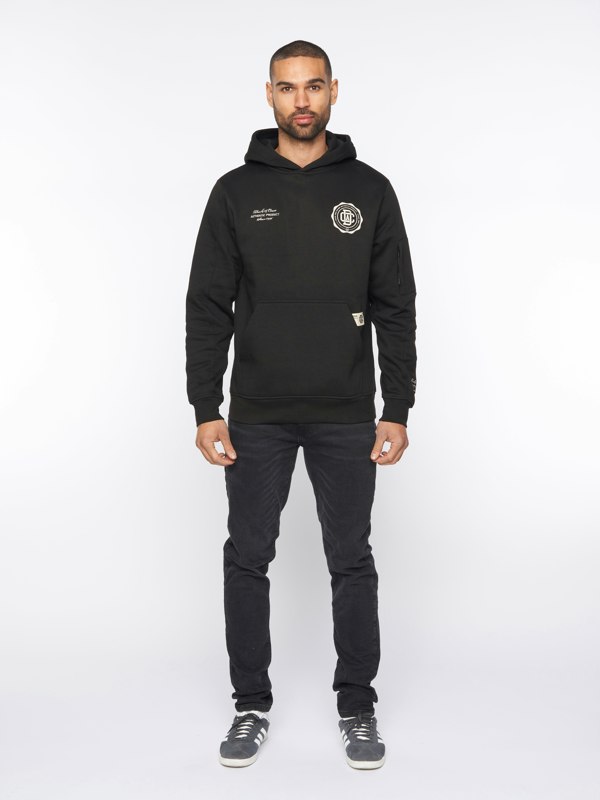 Duck and Cover Keyaan Hoodie - Black