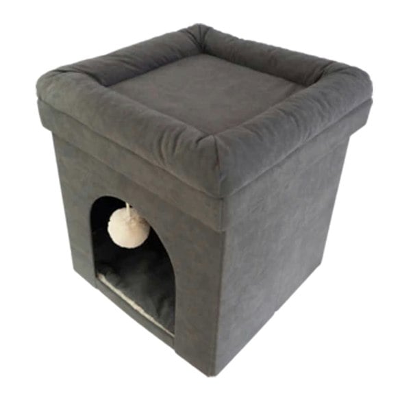 Snug and Cosy Pets Cat In a Box - Covered Cat Bed Enclosure