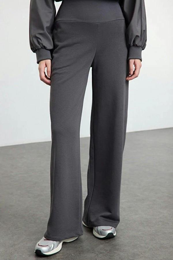 WOVCOR Slim Extra High Waist Wide Leg Trousers