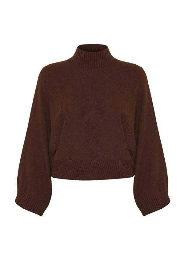 Hoxton Gal Oversized Flared Sleeve Knit Sweater