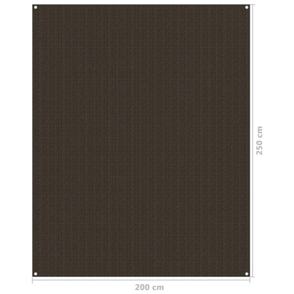 Berkfield Tent Carpet 250x200 cm Brown