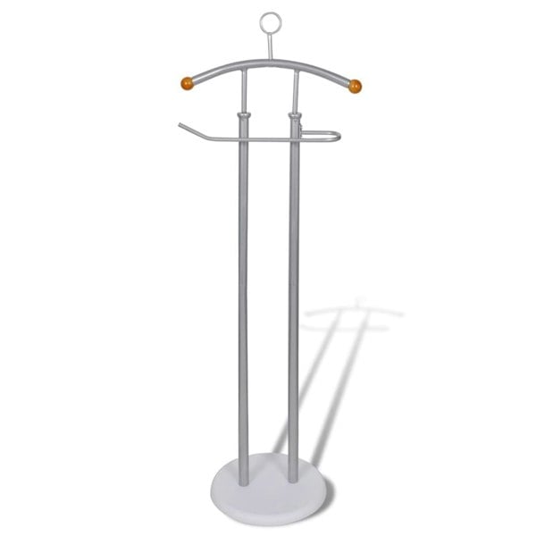 Berkfield Valet Stand Coat Shirt Organizer Metal Frame