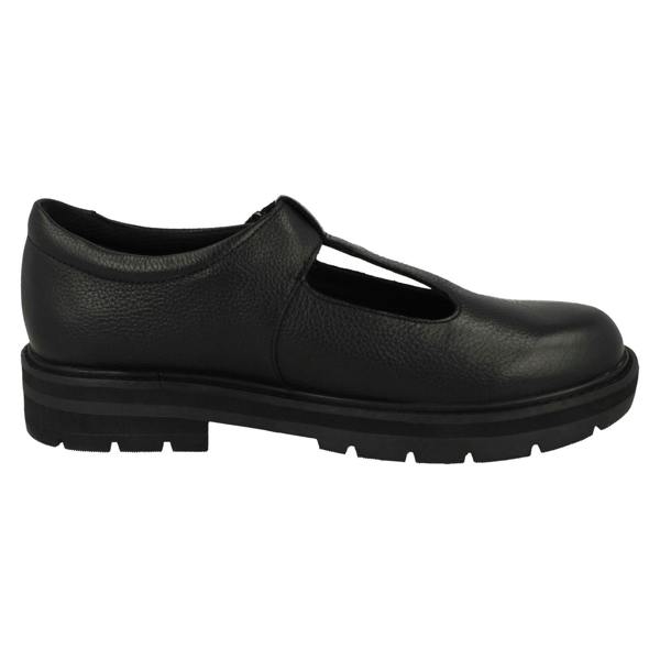 Clarks Girls Clarks Lightweight T-Bar School Shoes Prague Brill