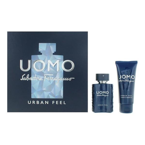 Salvatore Ferragamo Uomo Urban Feel Eau de Toilette 50ml + Shower Gel 100ml Gift Set for Him