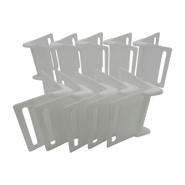 100MM Plastic Corner Protectors x10 (Strap Webbing Ratchet Secure Pallet Edge)