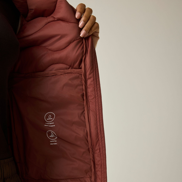 Regatta Womens Hydi Quilted Gilet - Burnt Henna