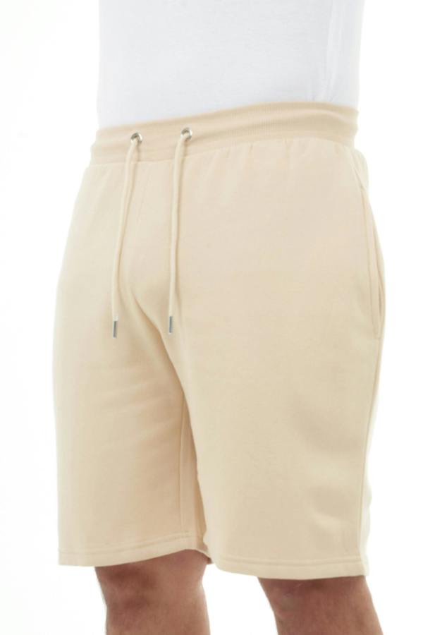 Smart Living Mens Basic Jersey Shorts - Stone