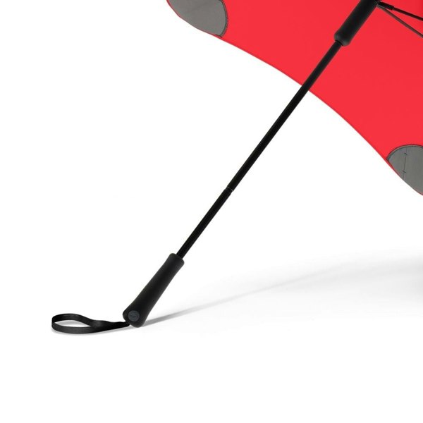 Classic Red Blunt Windproof Umbrella Handle