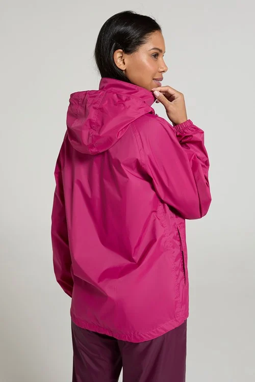 Mountain Warehouse Womens/Ladies Pakka II Waterproof Jacket - Berry