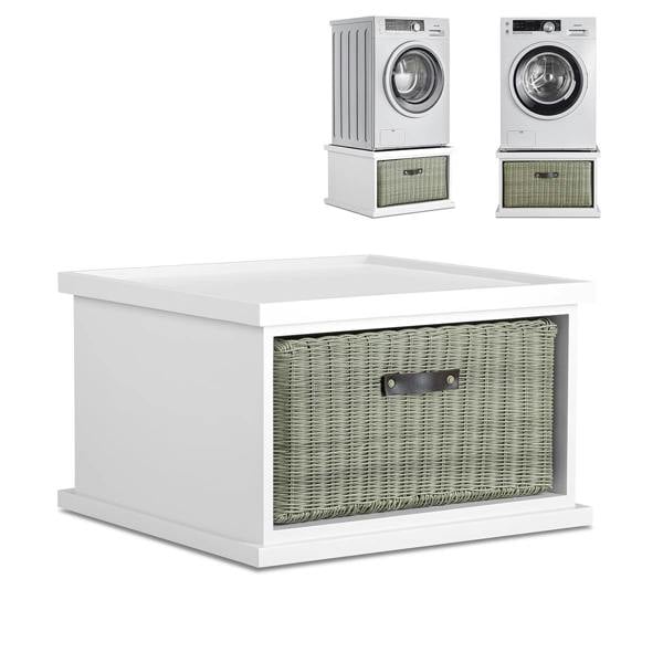 Tetbury Washing Machine Pedestal, Dryer Stand with Storage Basket