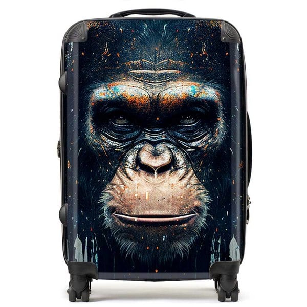 Warren Reed Gorilla Face Splashart Suitcase