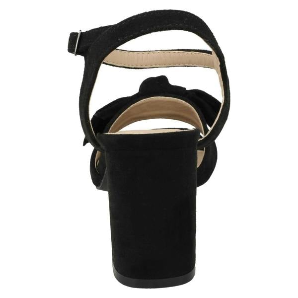 Spot On Ladies Spot On Blocked Heel Sandals