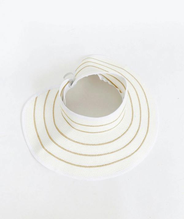 Pia Rossini Cruise - Wide Brim Straw Visor