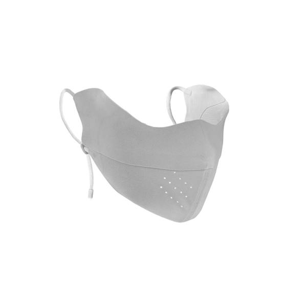 Anniou Silk Cooling UV Protection Face Mask - Light grey