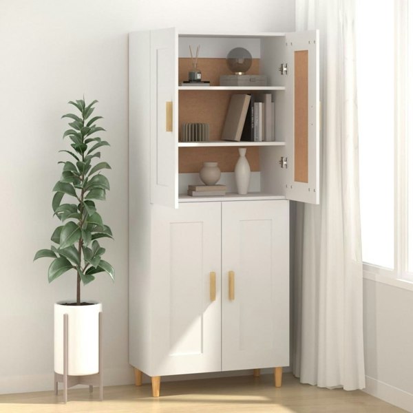 Berkfield Sideboard White 69.5x34x90 cm Engineered Wood