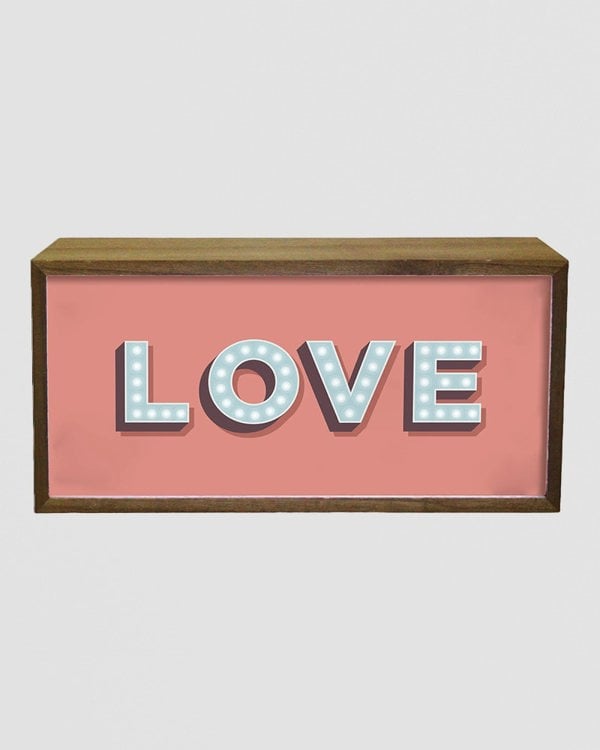 Light Box Home Love